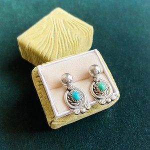 Vintage 2-Piece Navajo Earrings